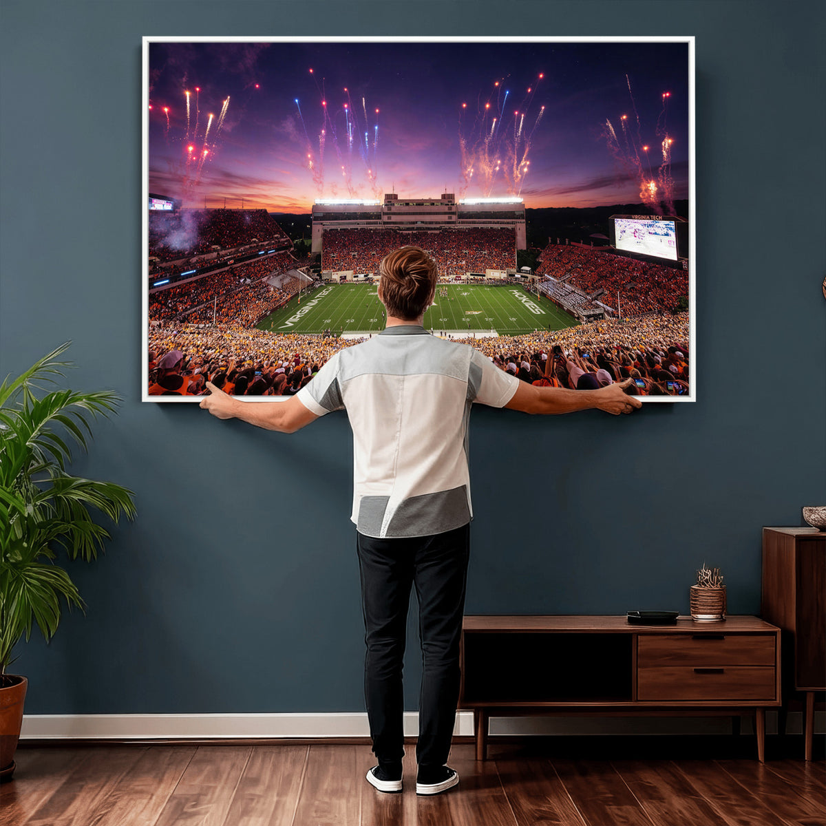 60785214-MGV-CV-36X24 - Stadium Wall Art Canvas Print