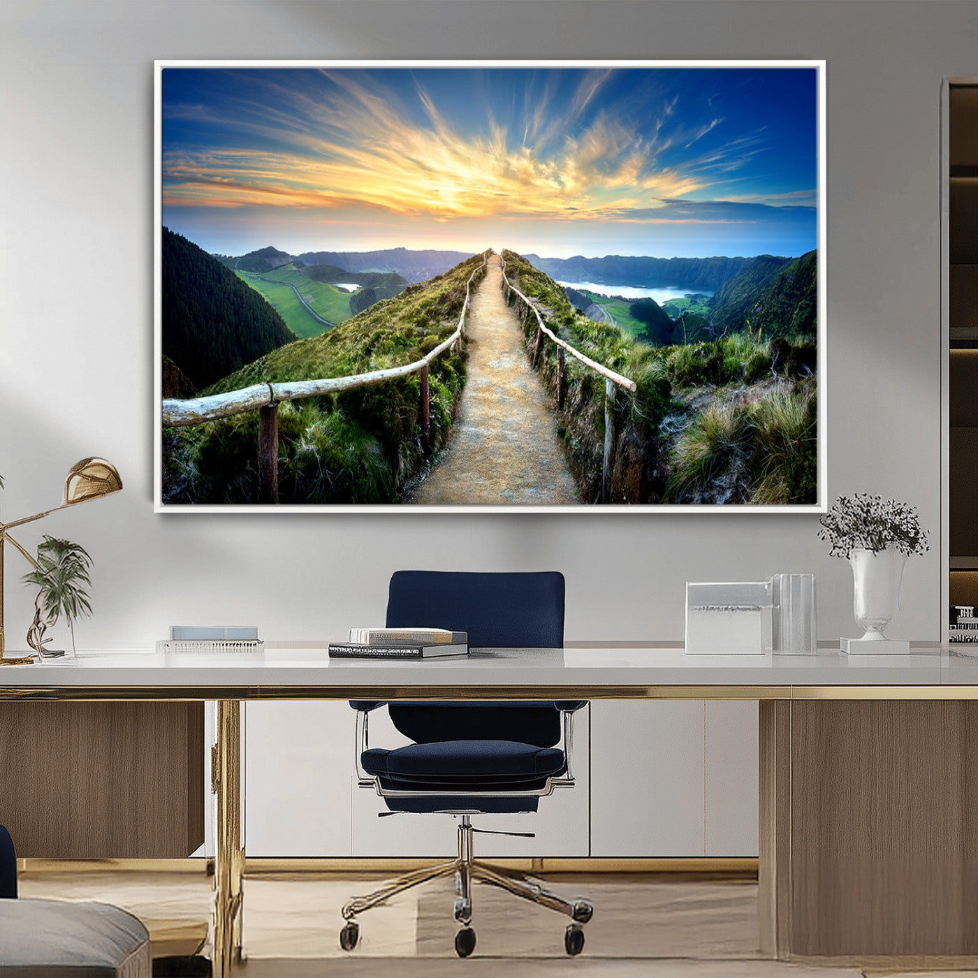 MGV-FC-36X24 - Mountain Landscape Wall Art Canvas Print