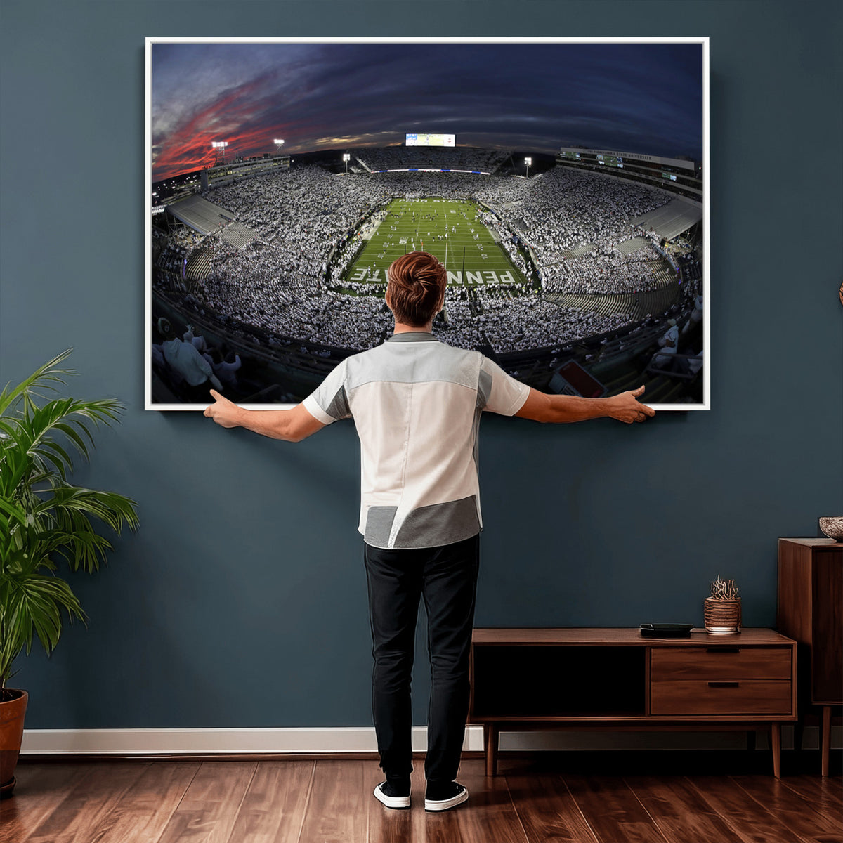 59877-MGV-CV-36X24 - Penn State University Nittany Lions Football Team Print