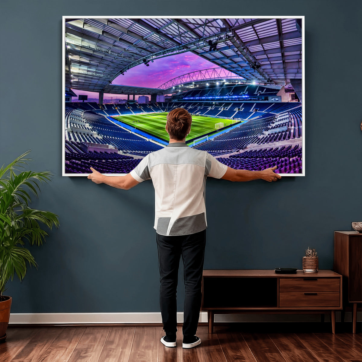 10851-MGV-CV-36X24 - FC Porto Soccer Team Print Canvas, Dragon Stadium Wall Art