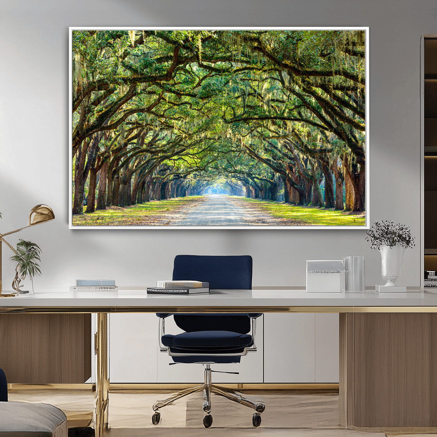 MGV-FC-36X24 - Wormsloe State Plantation Driveway Wall Art Canvas Print