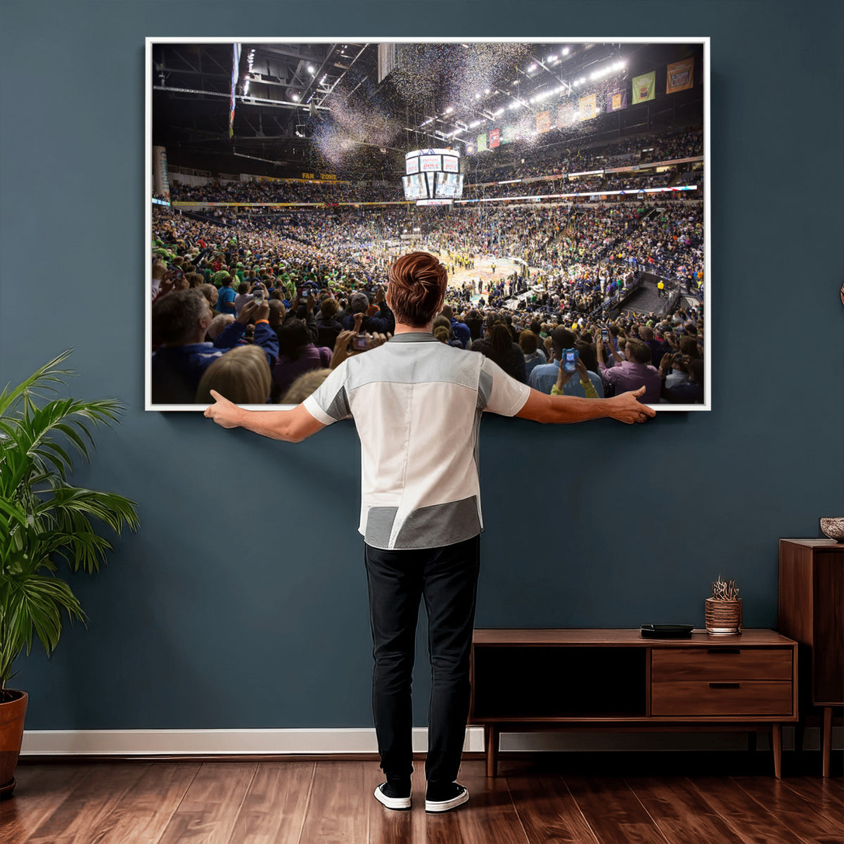 66251-MGV-CV-36X24 - Bridgestone Arena Wall Art Canvas, Nashville Predators