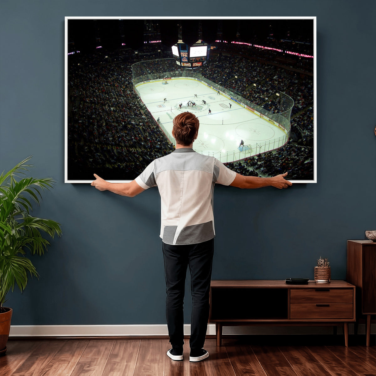 38823-MGV-CV-36X24 - Nationwide Arena Ohio Columbus Blue Jackets Hockey Stadium