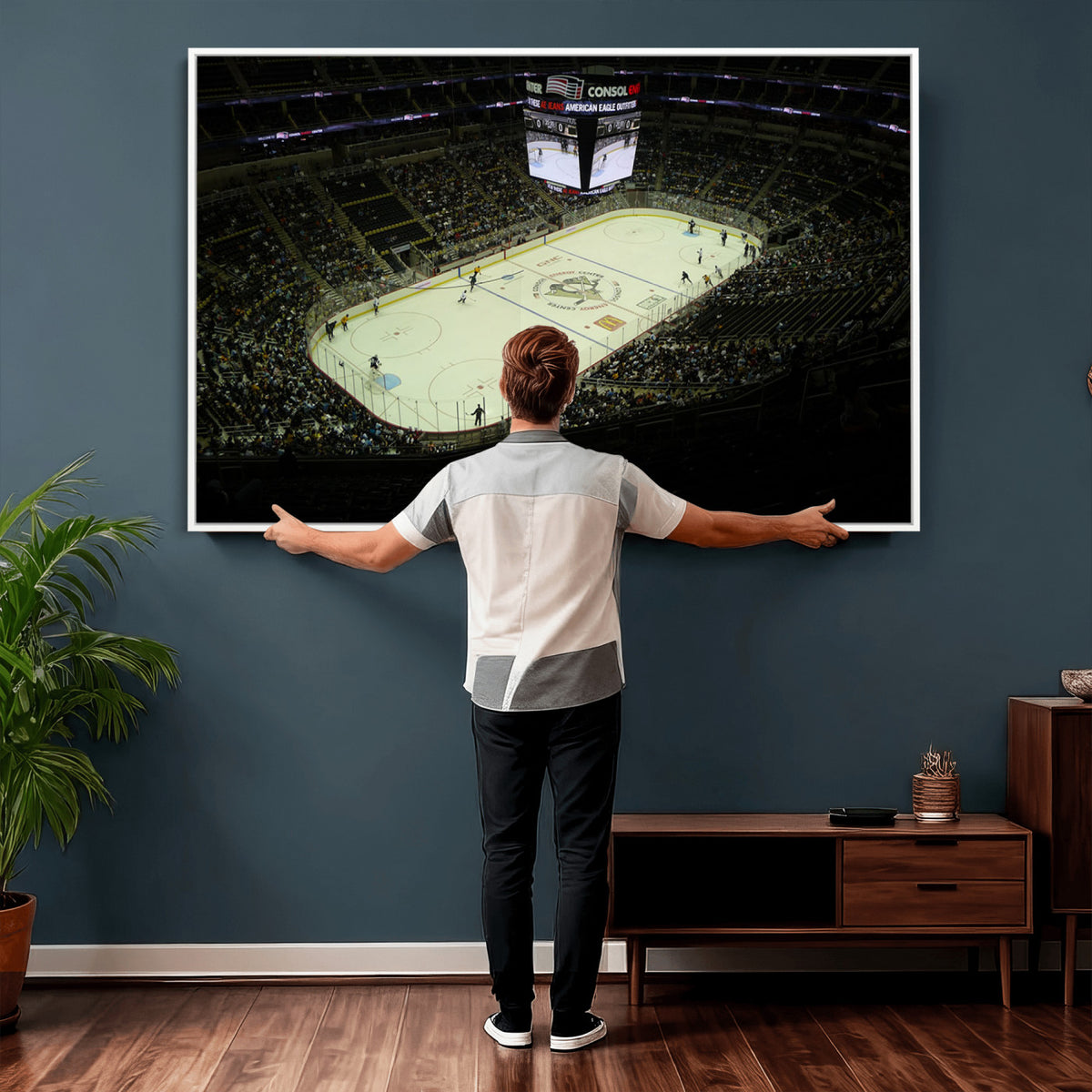 52168-MGV-CV-36X24 - PPG Paints Arena Pennsylvania Pittsburgh Penguins Hockey
