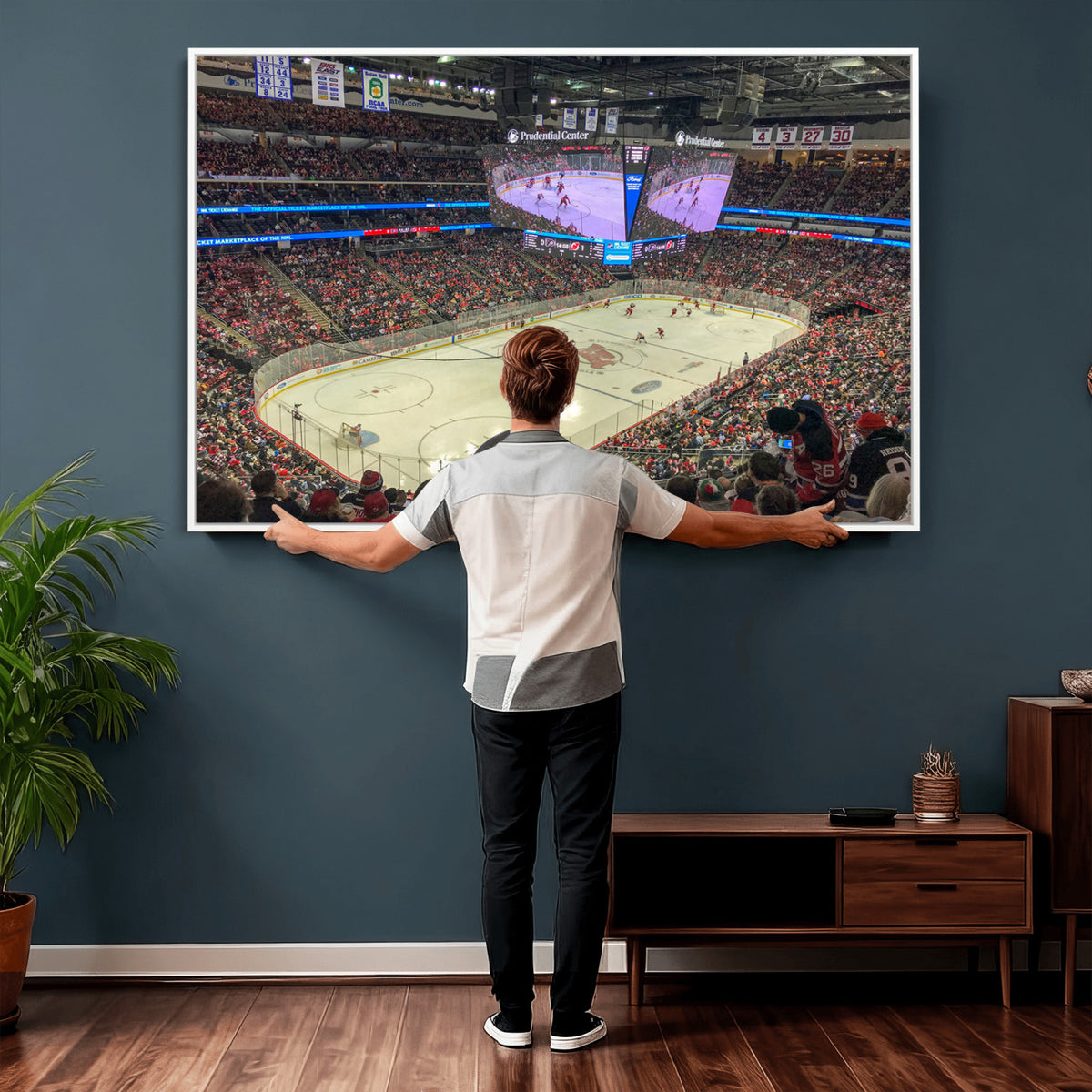 29638-MGV-CV-36X24 - Prudential Center Newark New Jersey Devils Hockey Stadium