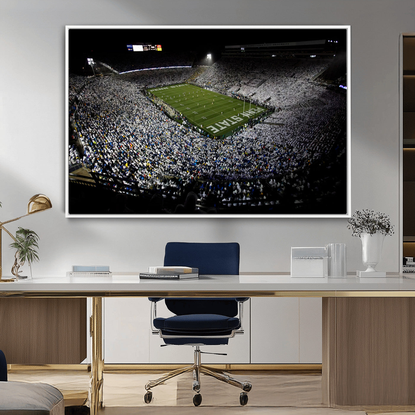 MGV-FC-36X24 - Penn State Football Stadium Wall Art - Beaver Stadium Canvas Print
