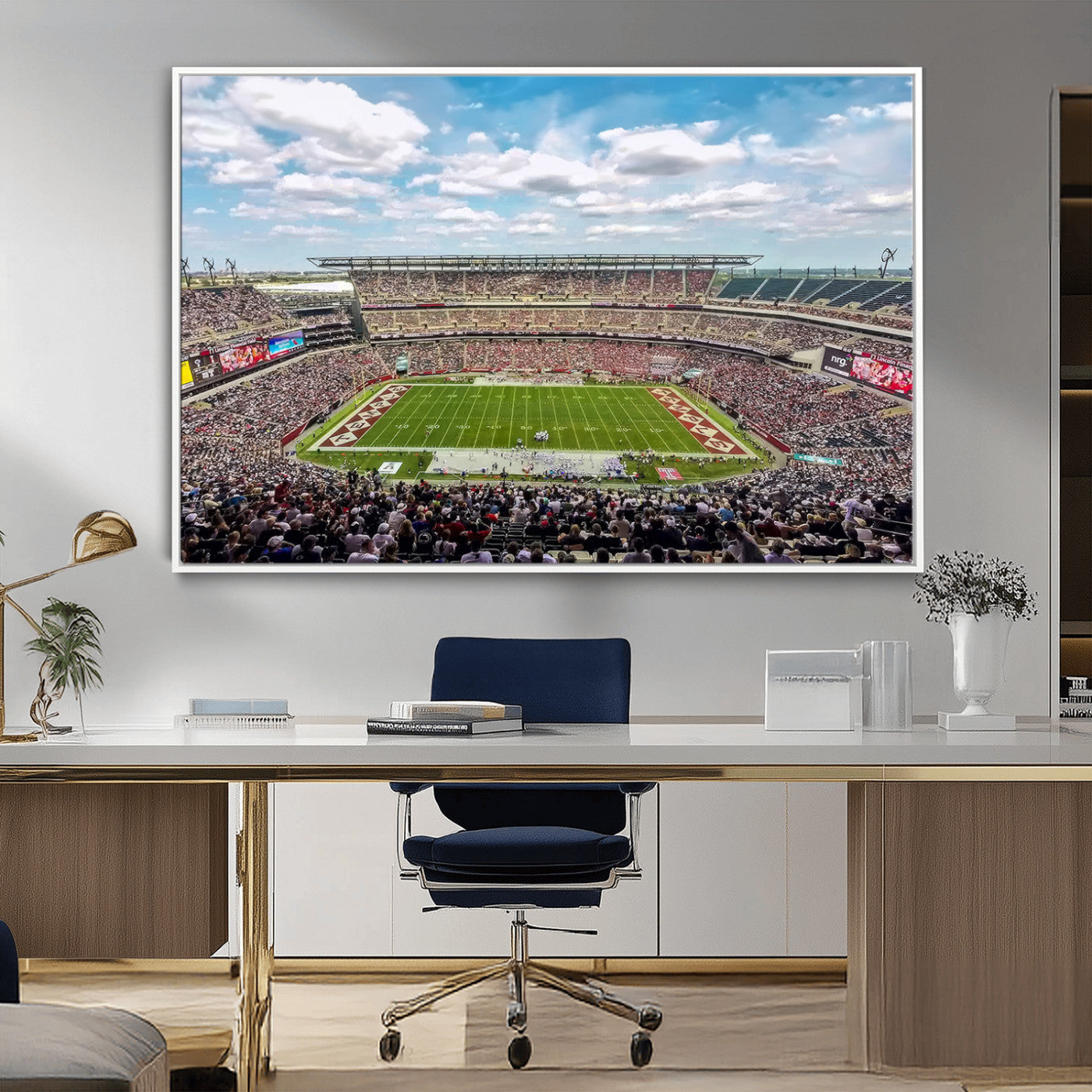MGV-FC-36X24 - The Temple University Owls Athletics Team Print - Philadelphia Lincoln Financial Field Stadium Wall