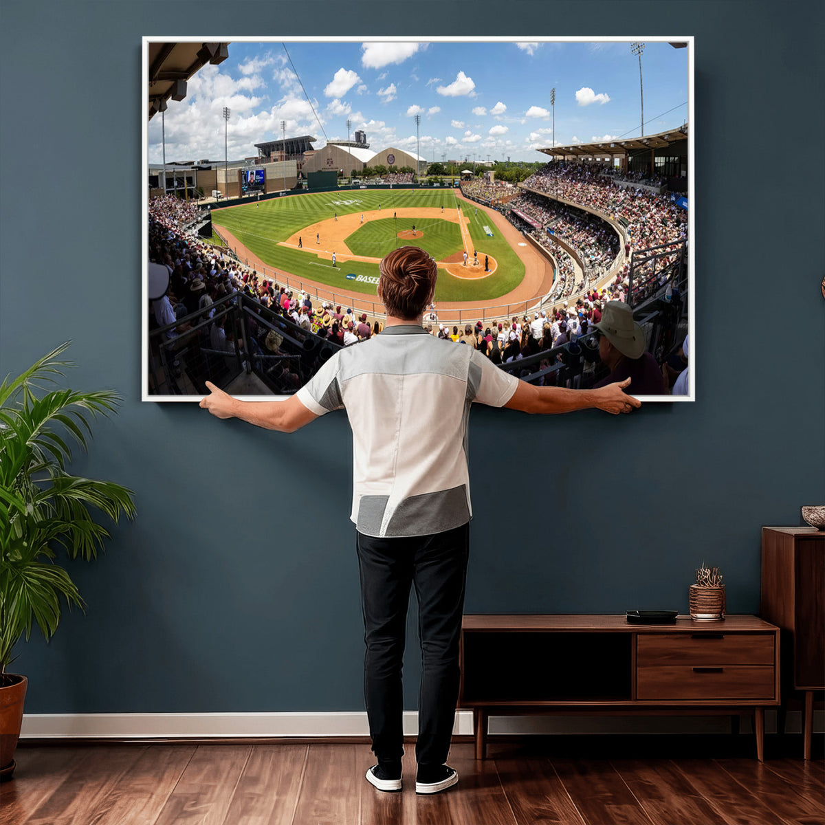 80409-MGV-CV-36X24 - The Texas A&M University Aggies Athletics Team Print