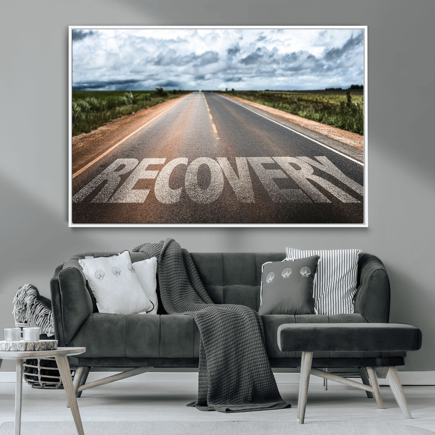 MGV-FC-36X24 - Recovery Road Wall Art Canvas Print