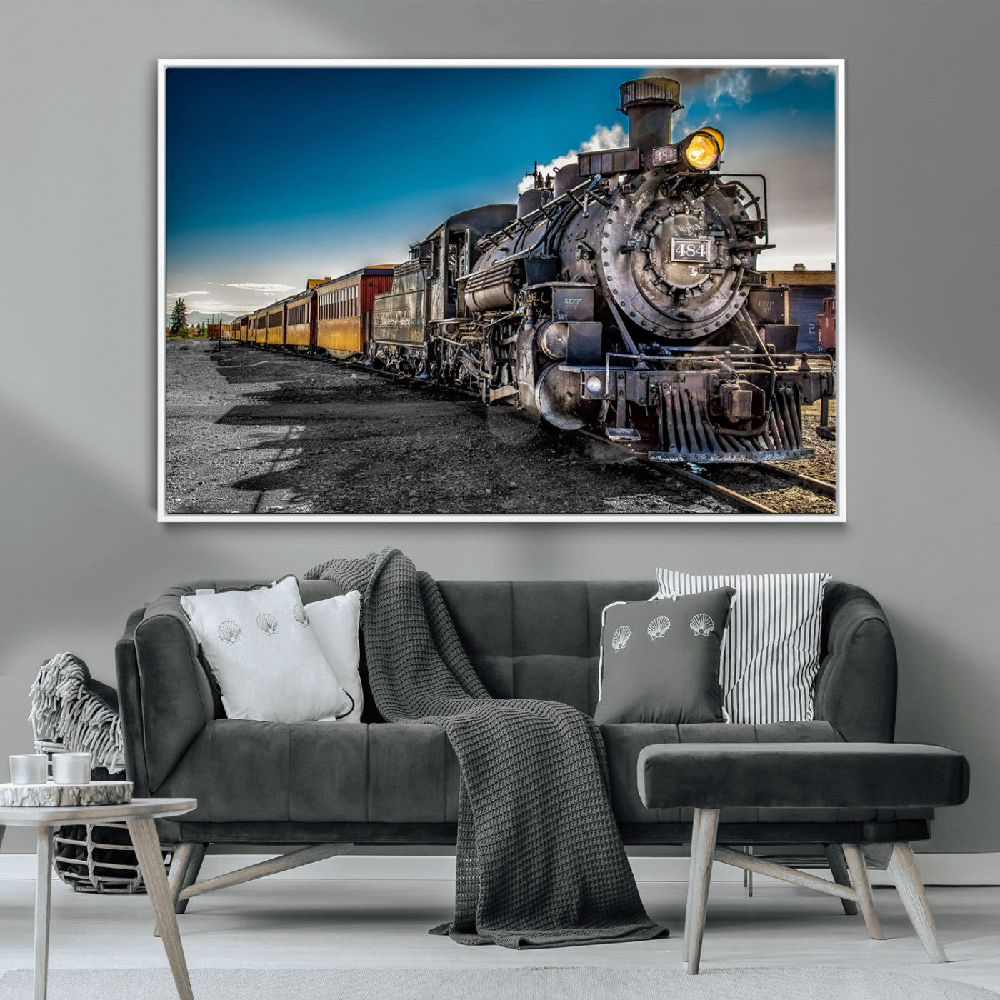 MGV-FC-36X24 - Train Wall Art Canvas Print