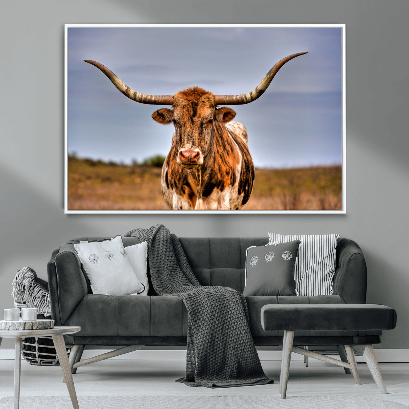 MGV-FC-36X24 - Texas Longhorn Wall Art Print