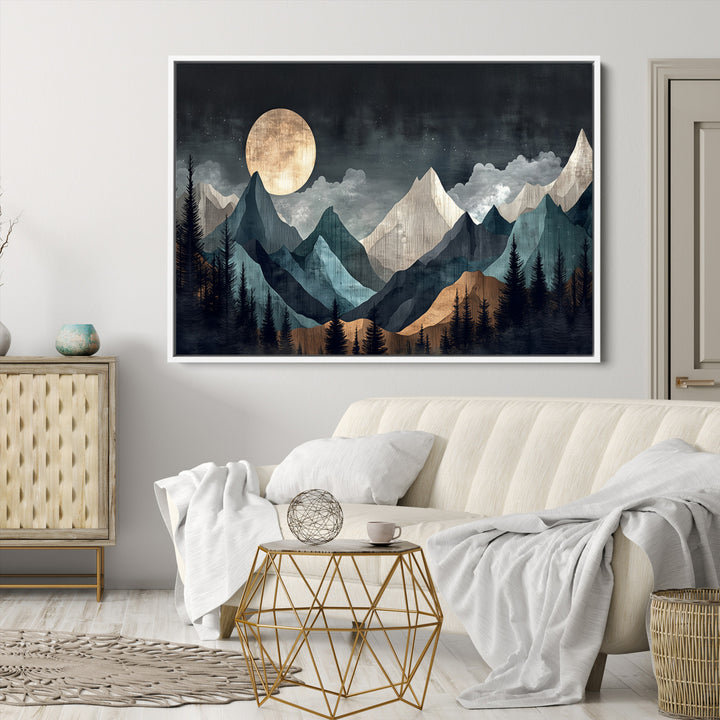Framed Wall Art Canvas Print