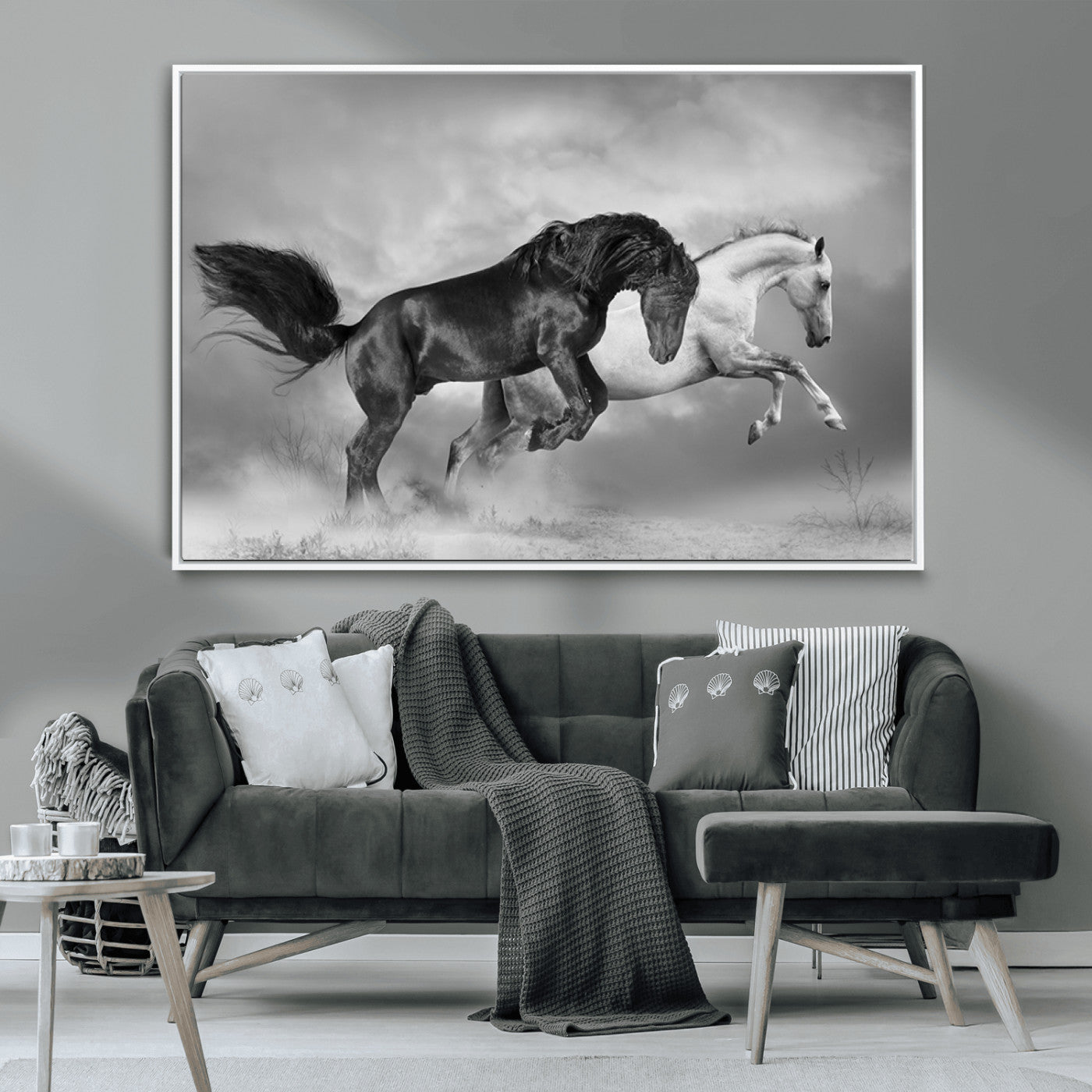 MGV-FC-36X24 - Wild Horses Wall Art Canvas Print
