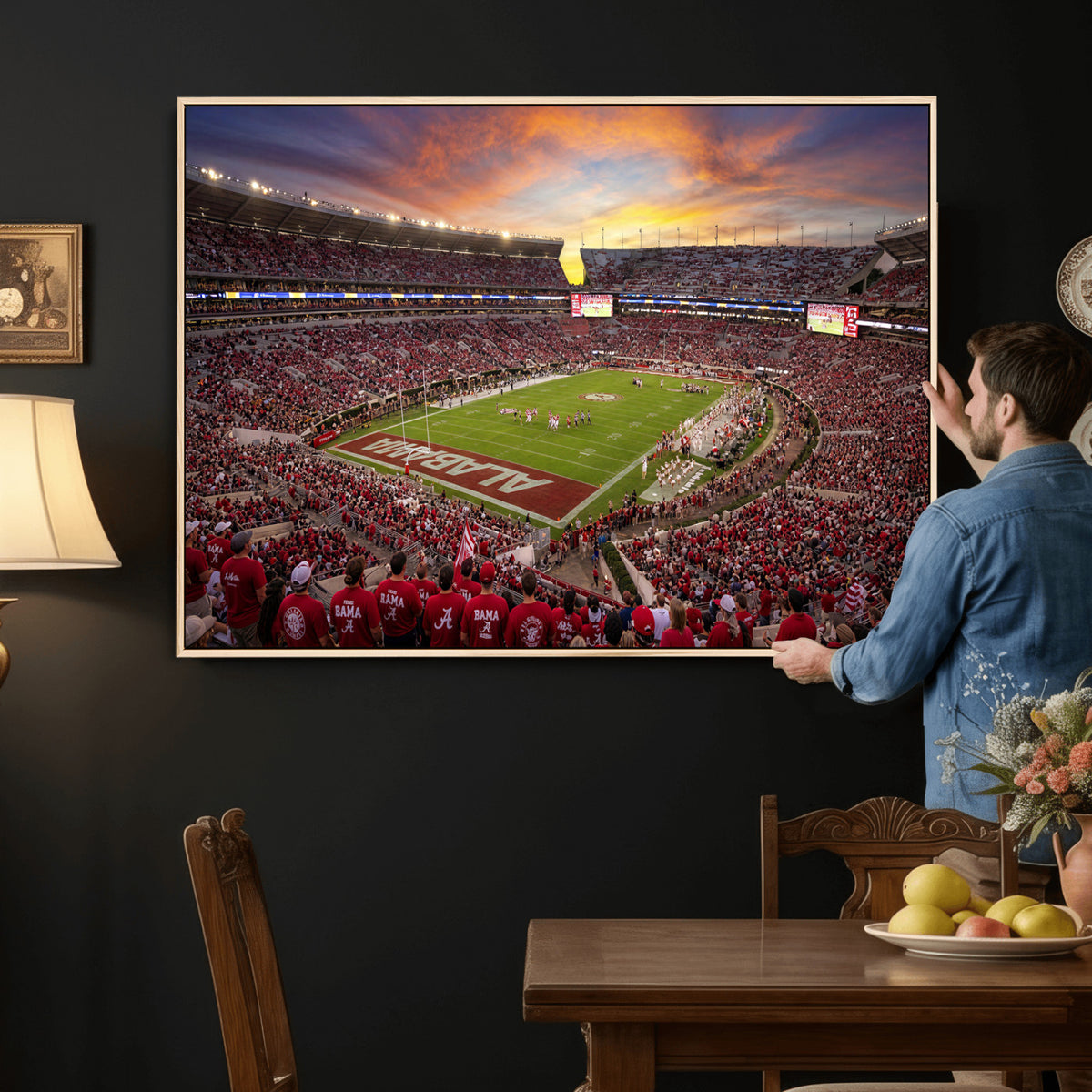 41995919-MGV-CV-36X24 - Stadium Wall Art Canvas Print