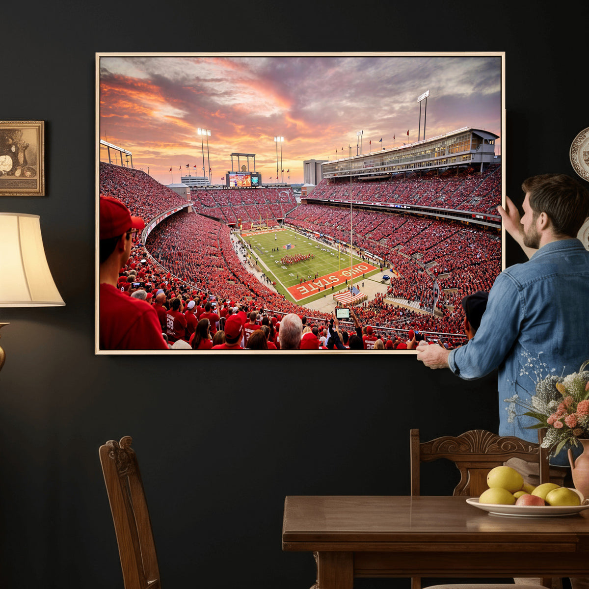 94754966-MGV-CV-36X24 - Stadium Wall Art Canvas Print