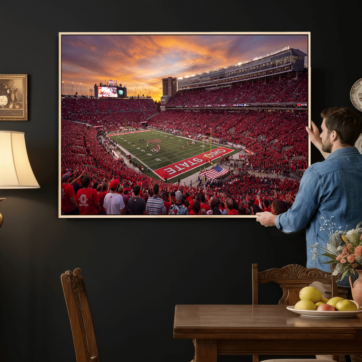 36125328-MGV-CV-36X24 - Stadium Wall Art Canvas Print