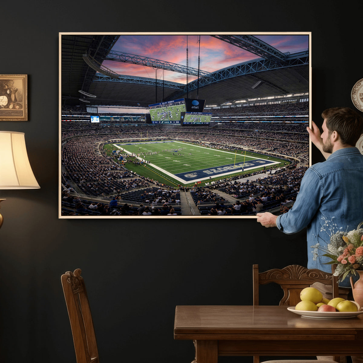 11530179-MGV-CV-36X24 - Stadium Wall Art Canvas Print