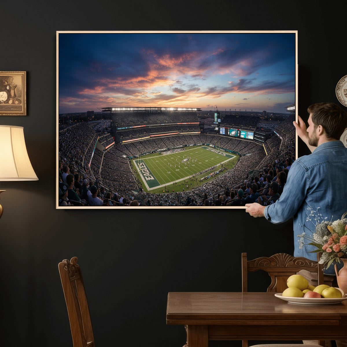 59208973-MGV-CV-36X24 - Stadium Wall Art Canvas Print