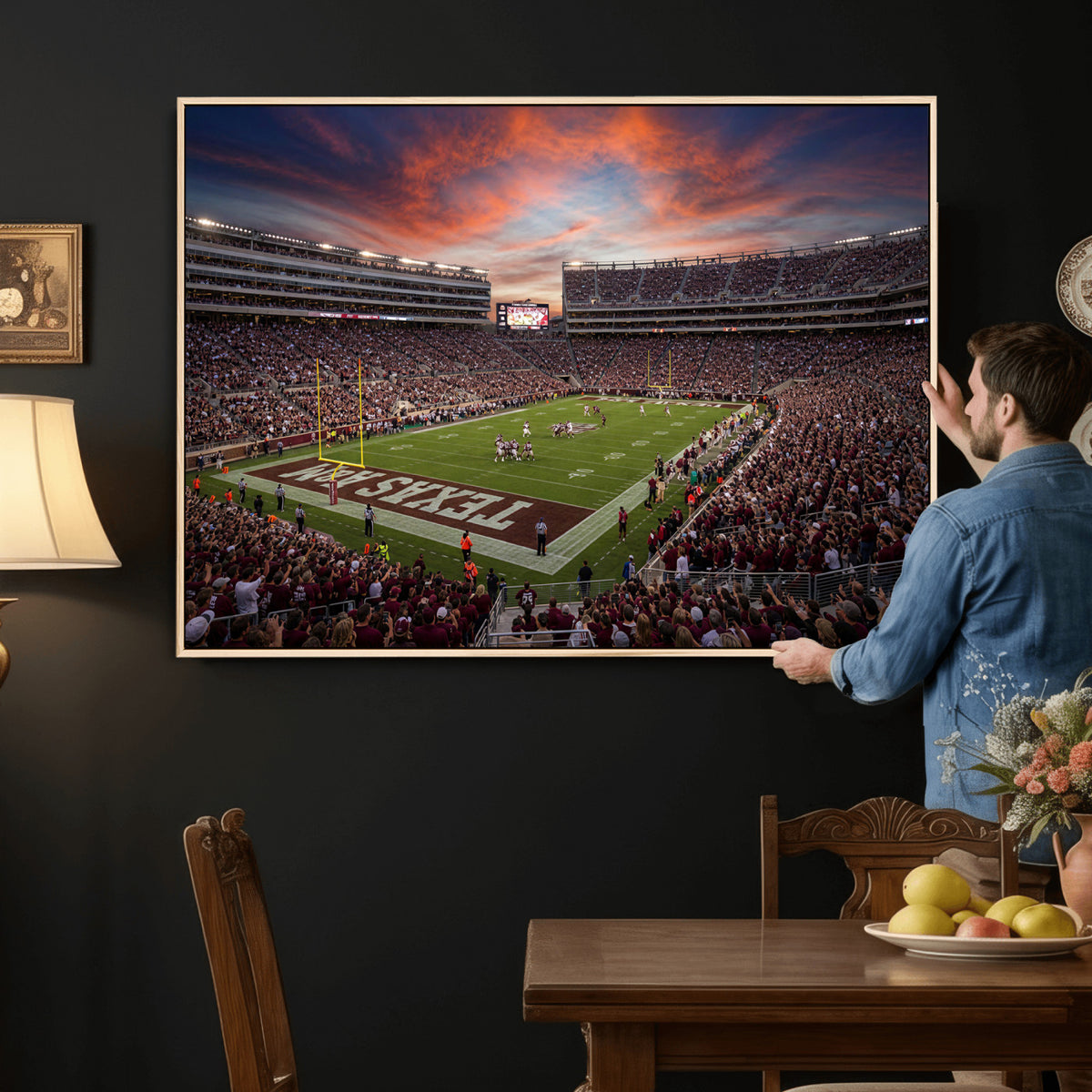 44328991-MGV-CV-36X24 - Stadium Wall Art Canvas Print