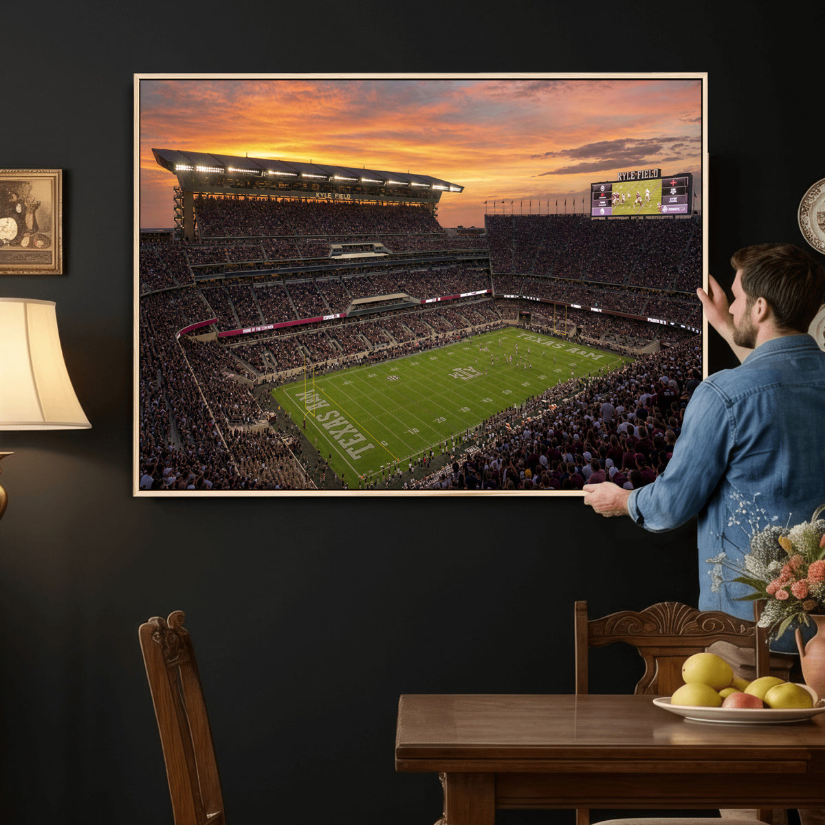 77401853-MGV-CV-36X24 - Stadium Wall Art Canvas Print