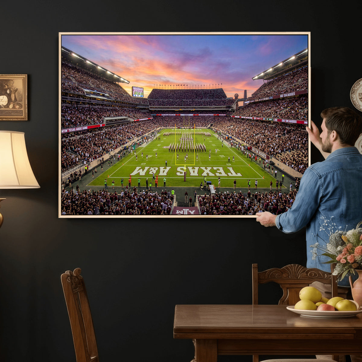 65952219-MGV-CV-36X24 - Stadium Wall Art Canvas Print
