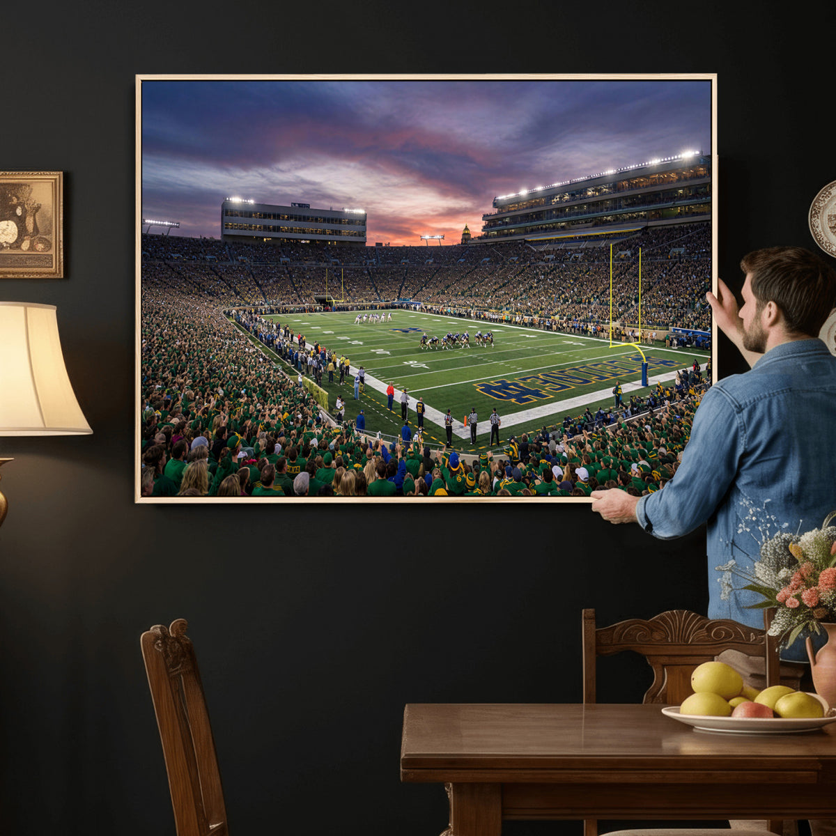 34836892-MGV-CV-36X24 - Stadium Wall Art Canvas Print
