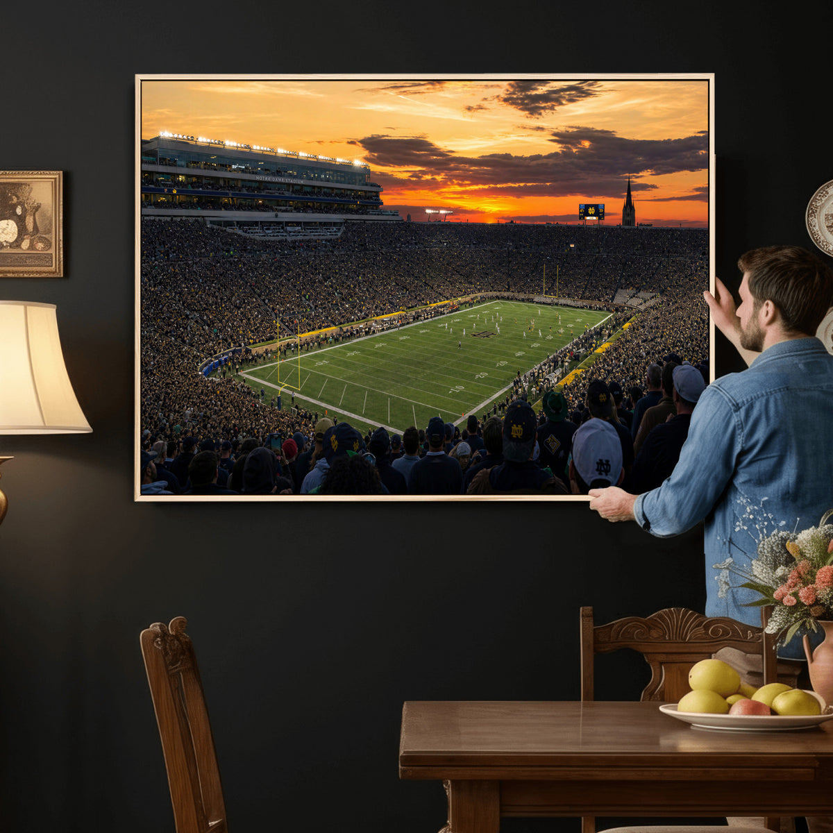 73585402-MGV-CV-36X24 - Stadium Wall Art Canvas Print