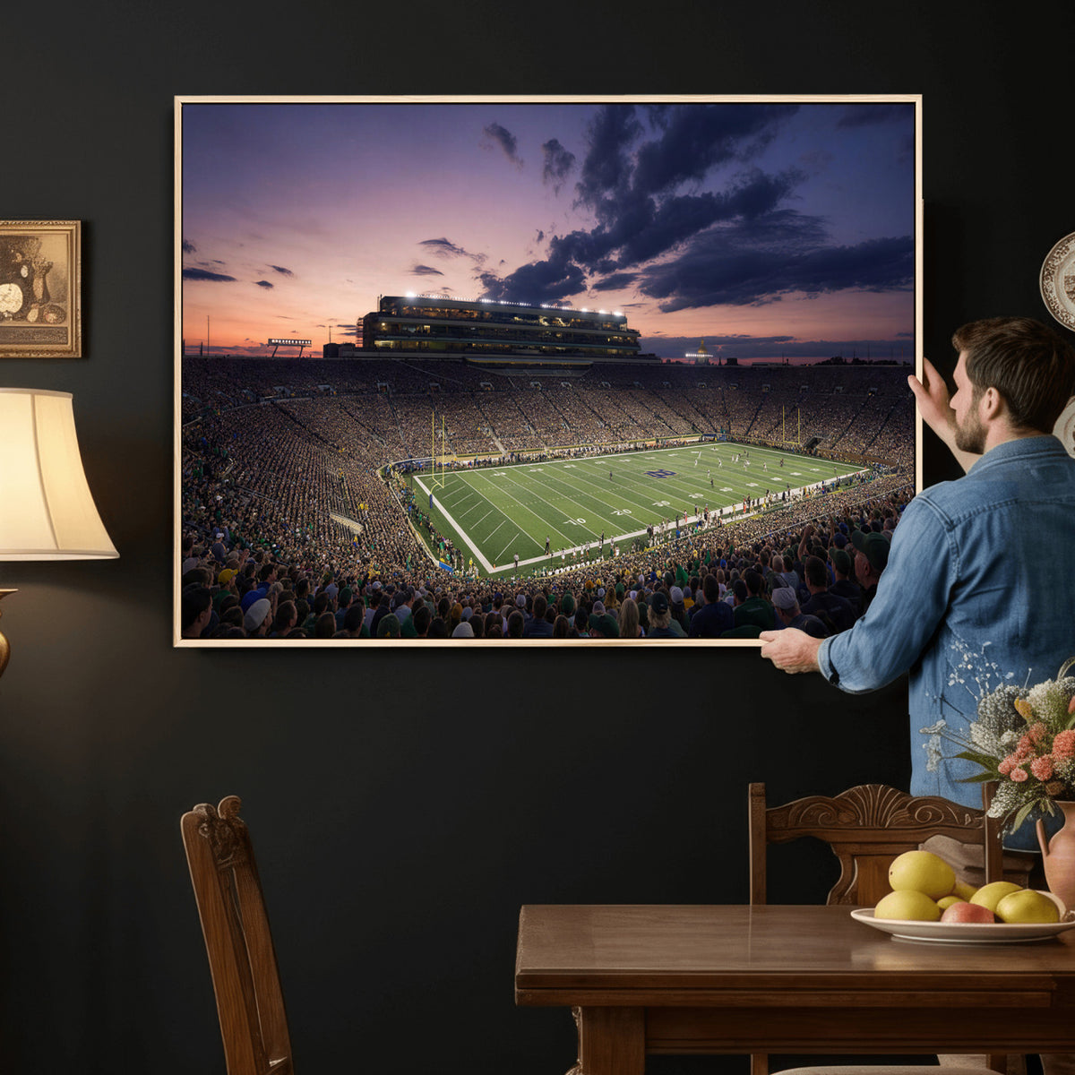 48837941-MGV-CV-36X24 - Stadium Wall Art Canvas Print