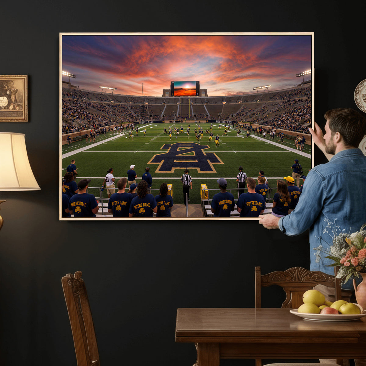 75411323-MGV-CV-36X24 - Stadium Wall Art Canvas Print