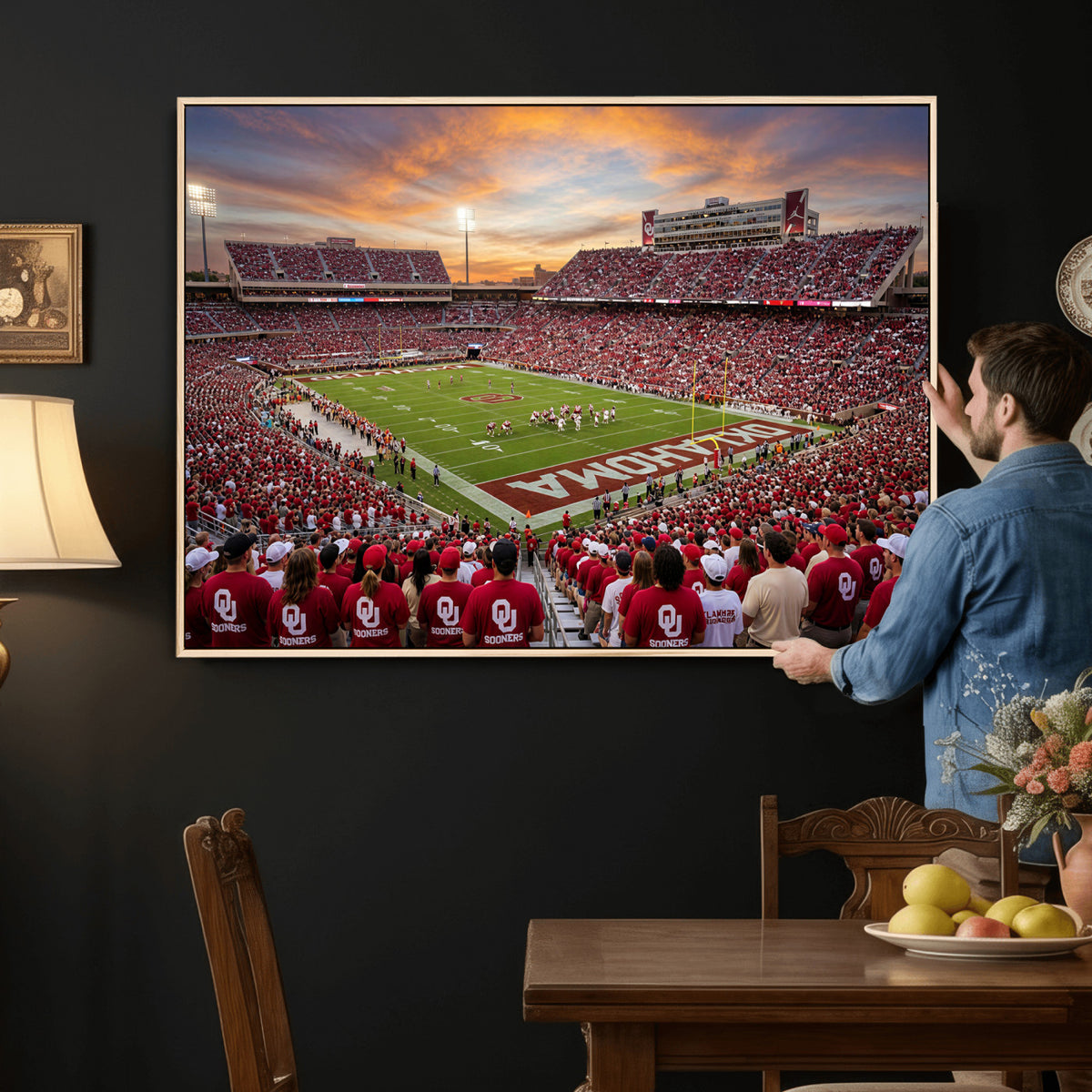 92718741-MGV-CV-36X24 - Stadium Wall Art Canvas Print