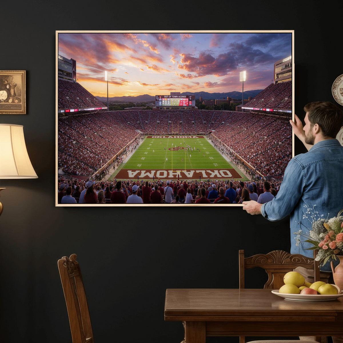 18509931-MGV-CV-36X24 - Stadium Wall Art Canvas Print