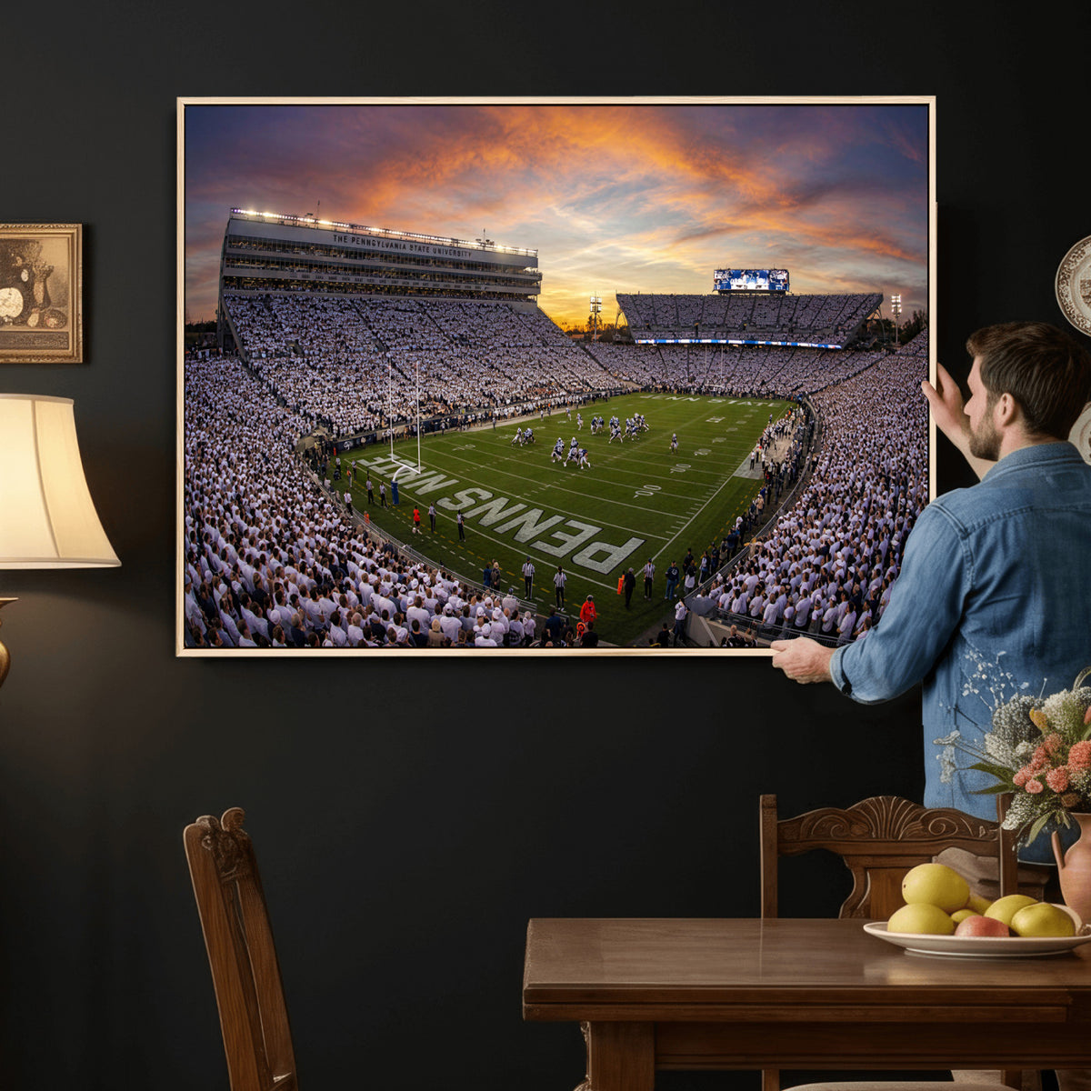 37485833-MGV-CV-36X24 - Stadium Wall Art Canvas Print