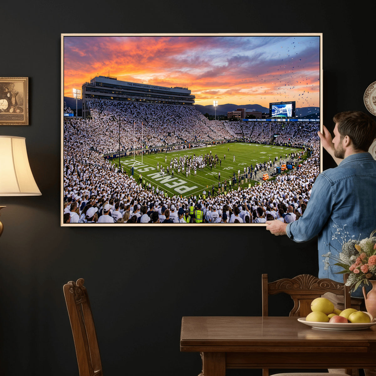 37057330-MGV-CV-36X24 - Stadium Wall Art Canvas Print