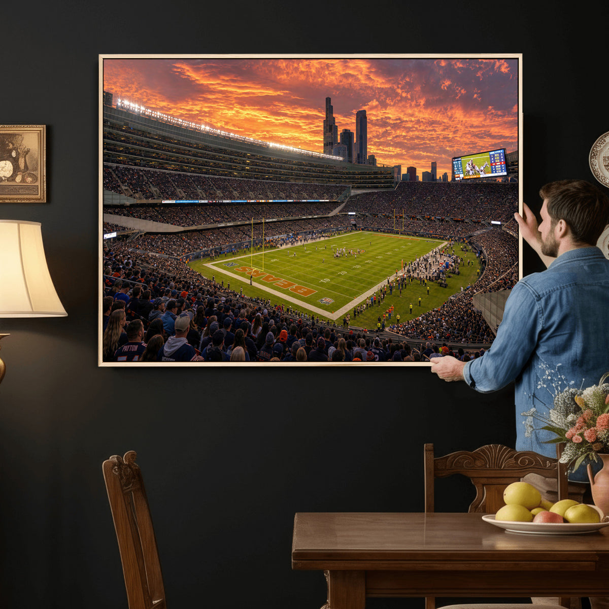 25159364-MGV-CV-36X24 - Stadium Wall Art Canvas Print
