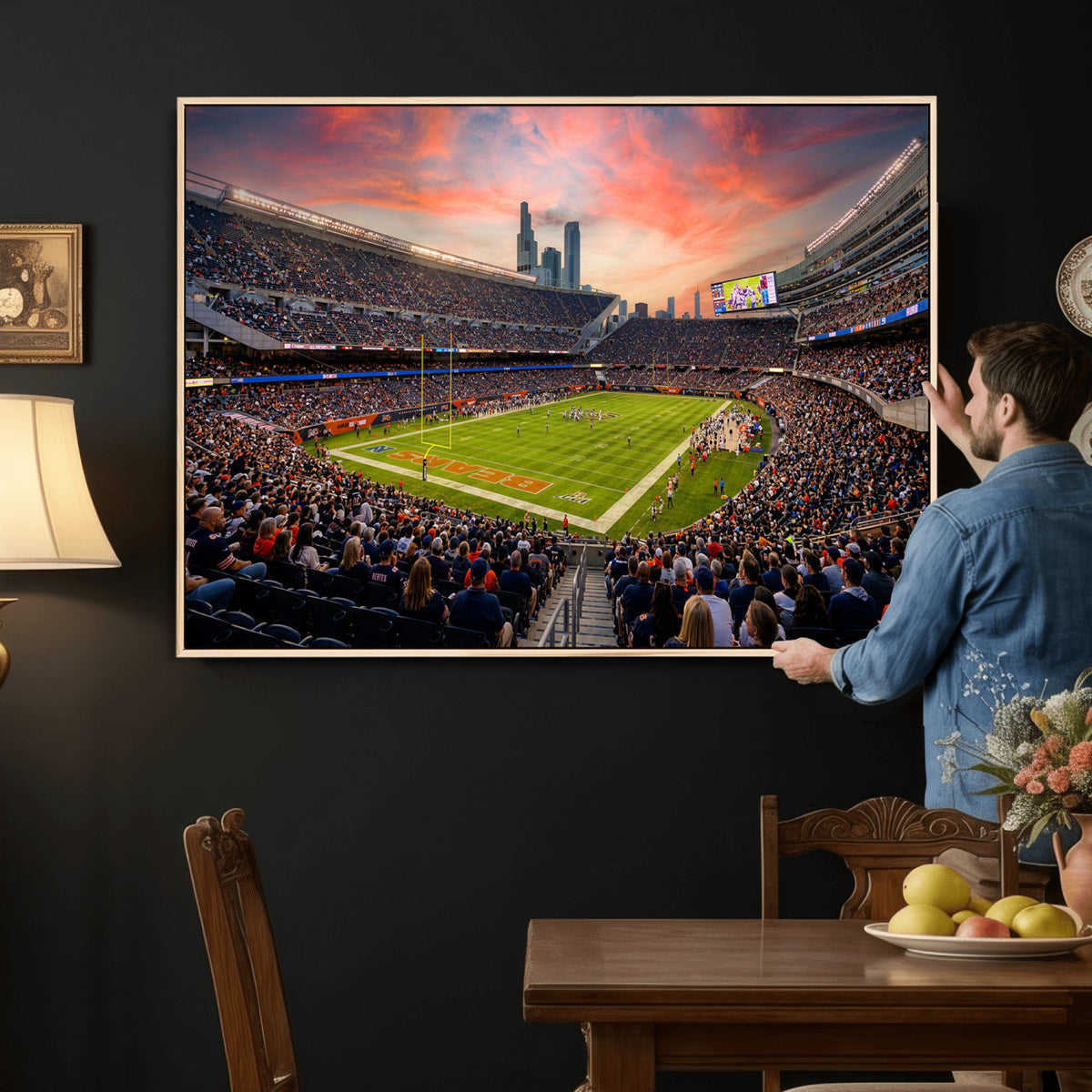15295996-MGV-CV-36X24 - Stadium Wall Art Canvas Print