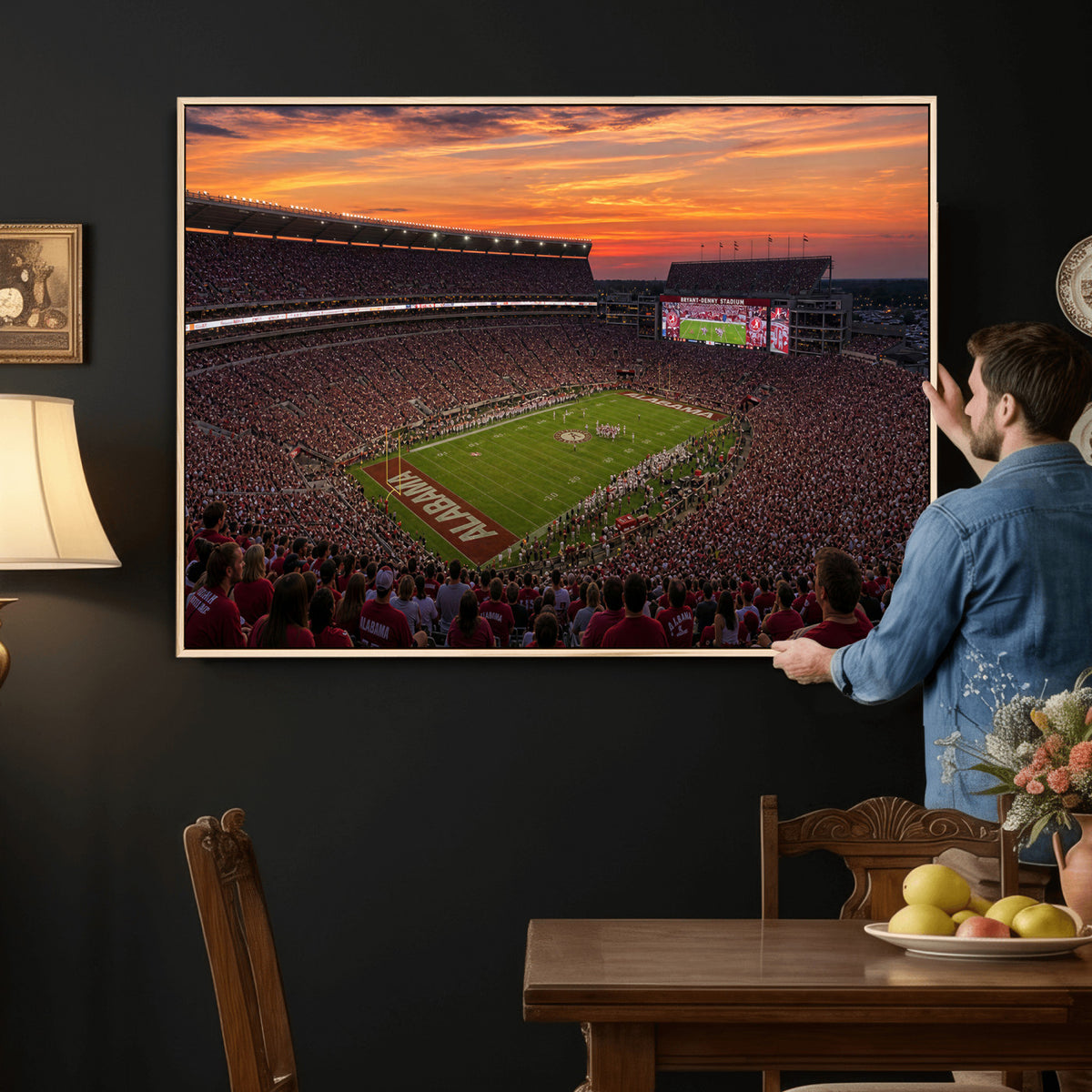 91782096-MGV-CV-36X24 - Stadium Wall Art Canvas Print