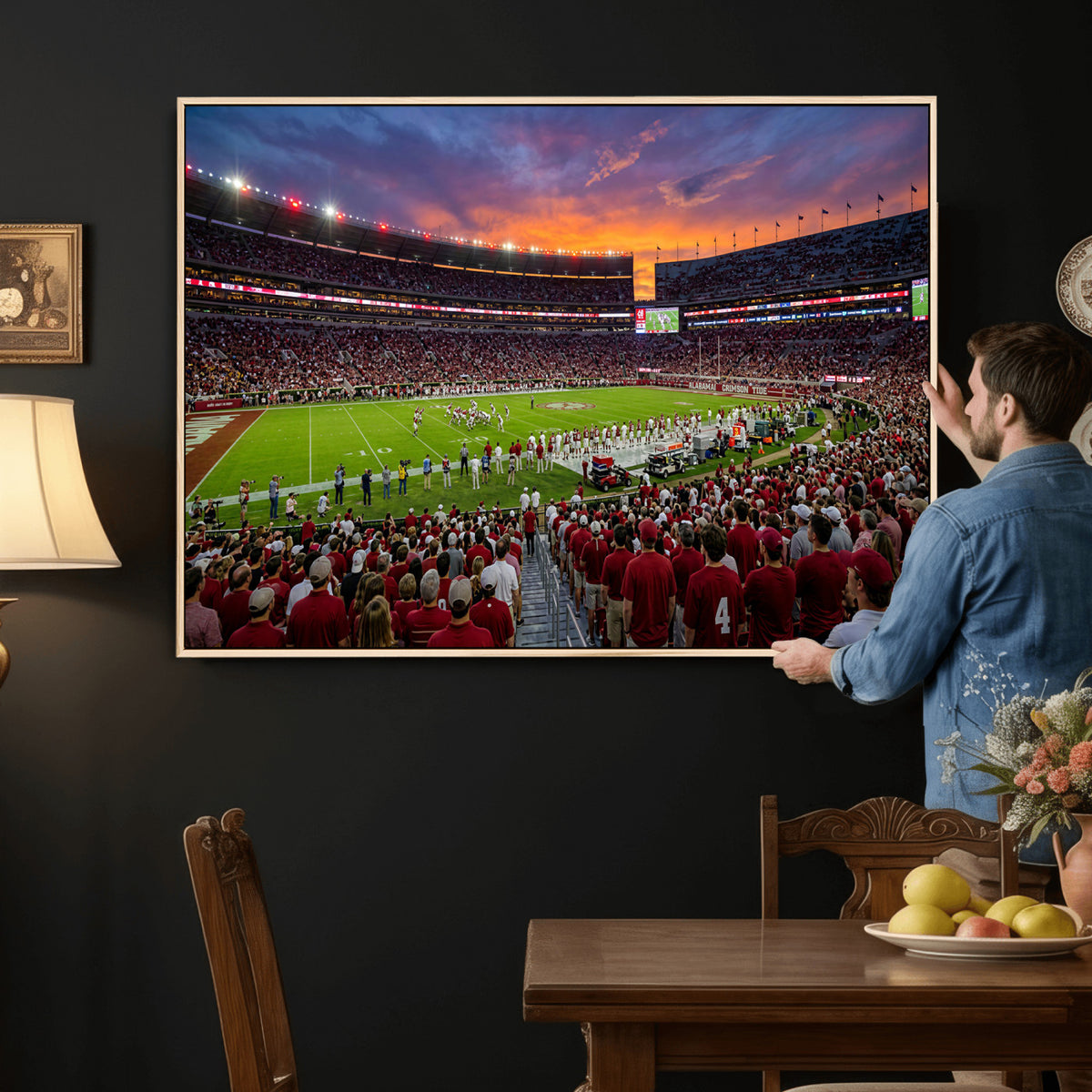 47822048-MGV-CV-36X24 - Stadium Wall Art Canvas Print