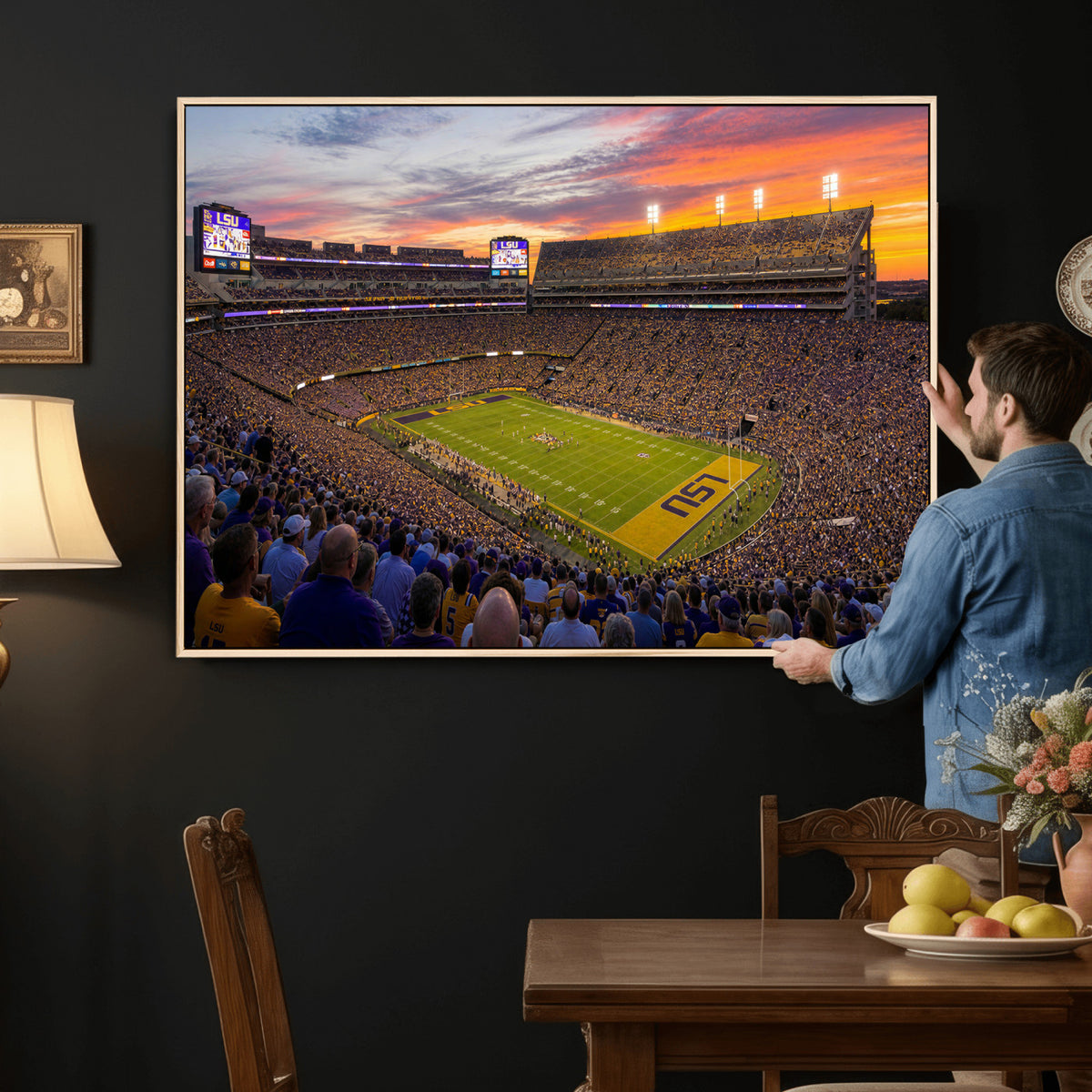 91303167-MGV-CV-36X24 - Stadium Wall Art Canvas Print