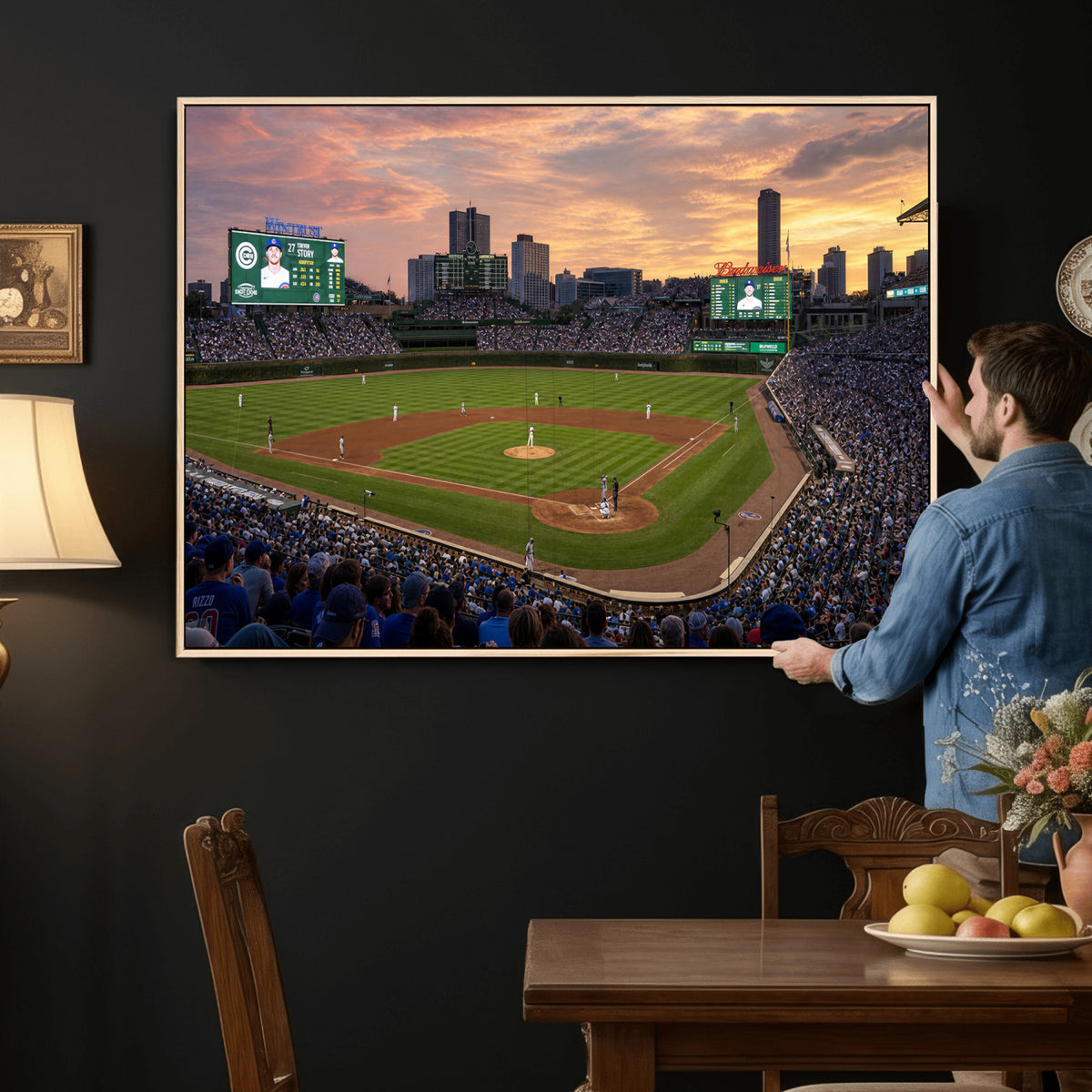 41641466-MGV-CV-36X24 - Stadium Wall Art Canvas Print