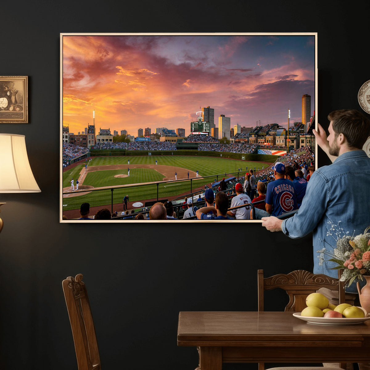 94073020-MGV-CV-36X24 - Stadium Wall Art Canvas Print