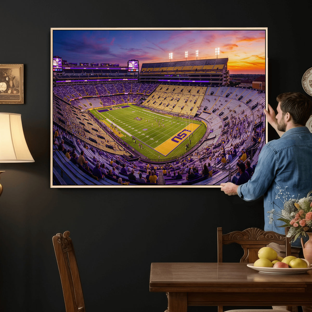 21378512-MGV-CV-36X24 - Stadium Wall Art Canvas Print