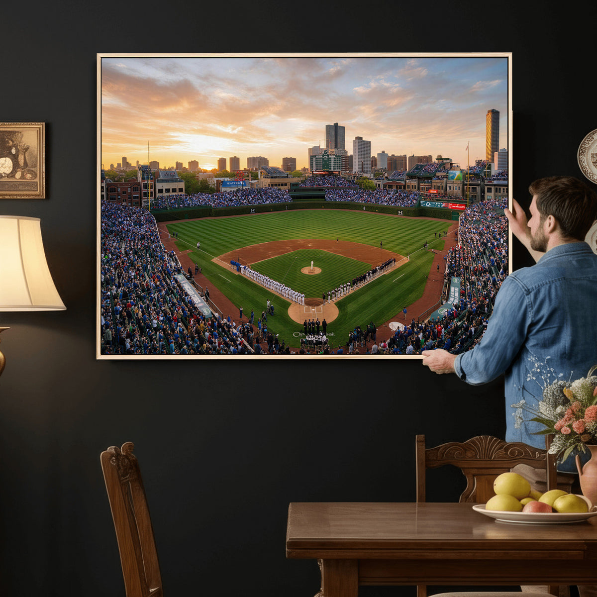 76885212-MGV-CV-36X24 - Stadium Wall Art Canvas Print