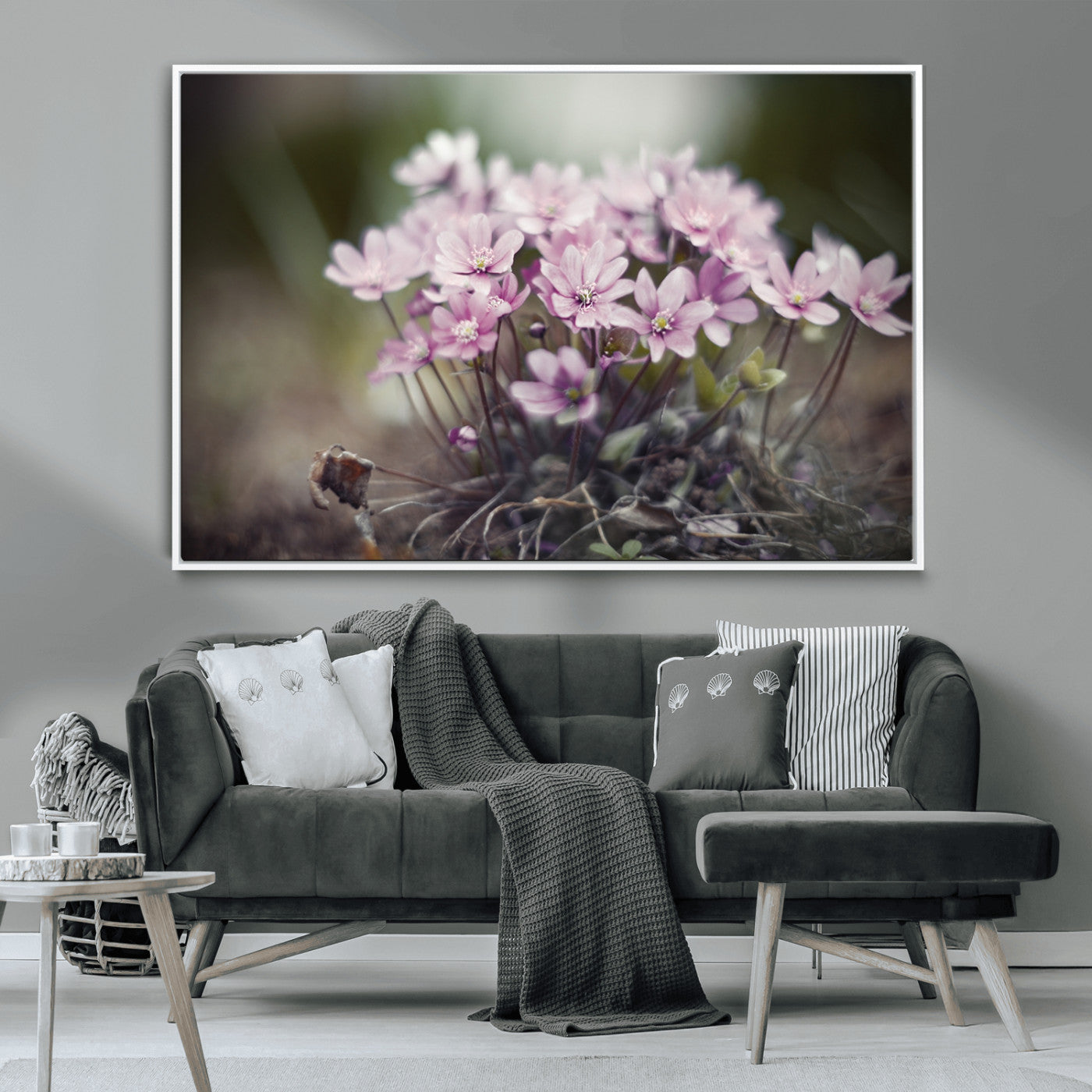 MGV-FC-36X24 - Pink Wild Flower Canvas Print