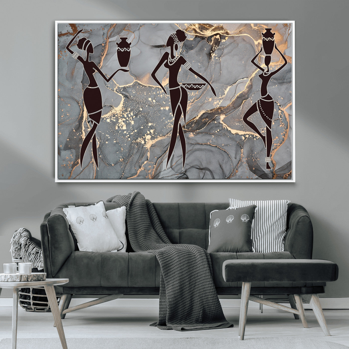 MGV-FC-36X24 - Abstract African Womens Art Canvas Print