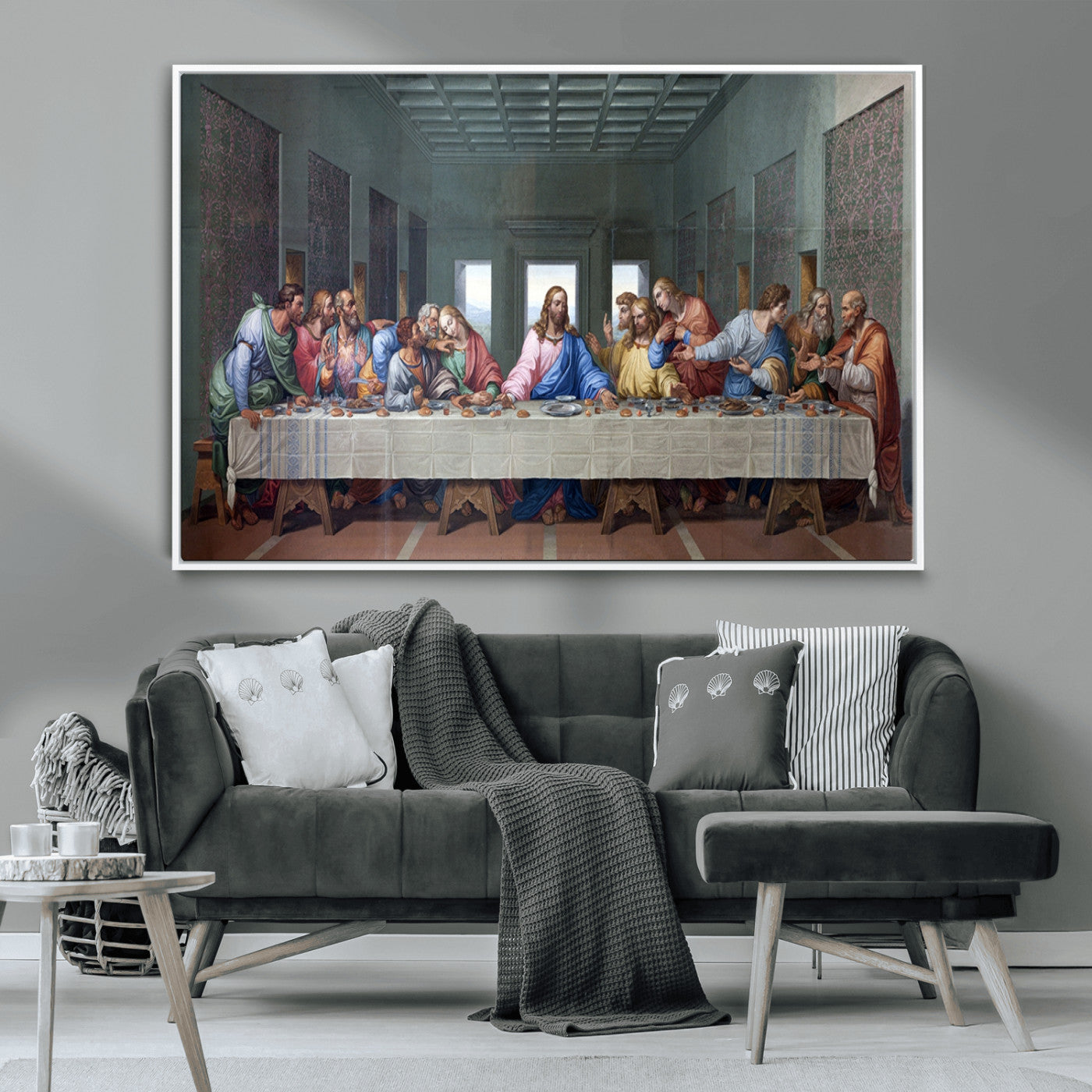 MGV-FC-36X24 - The Last Supper Multi Panel Canvas Wall Art