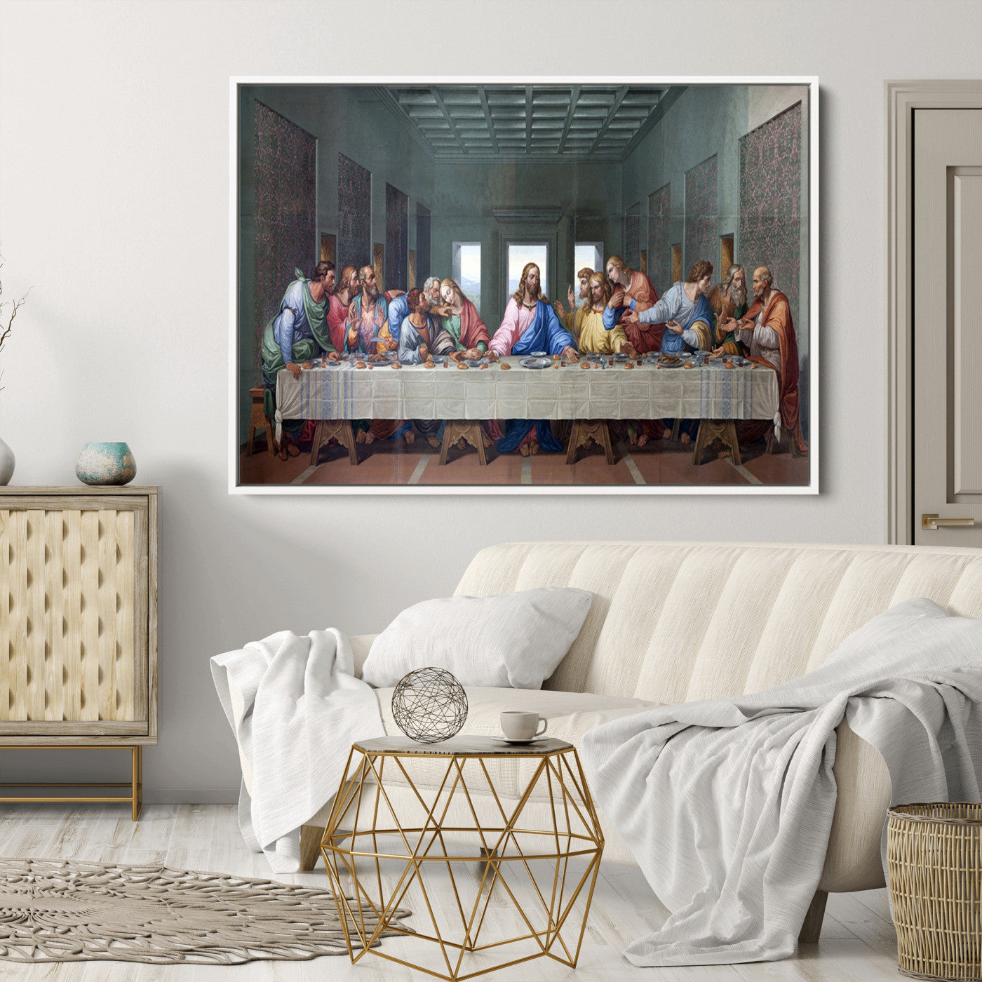30401-MGV-CV-36X24-The Last Supper Multi Panel Canvas Wall Art