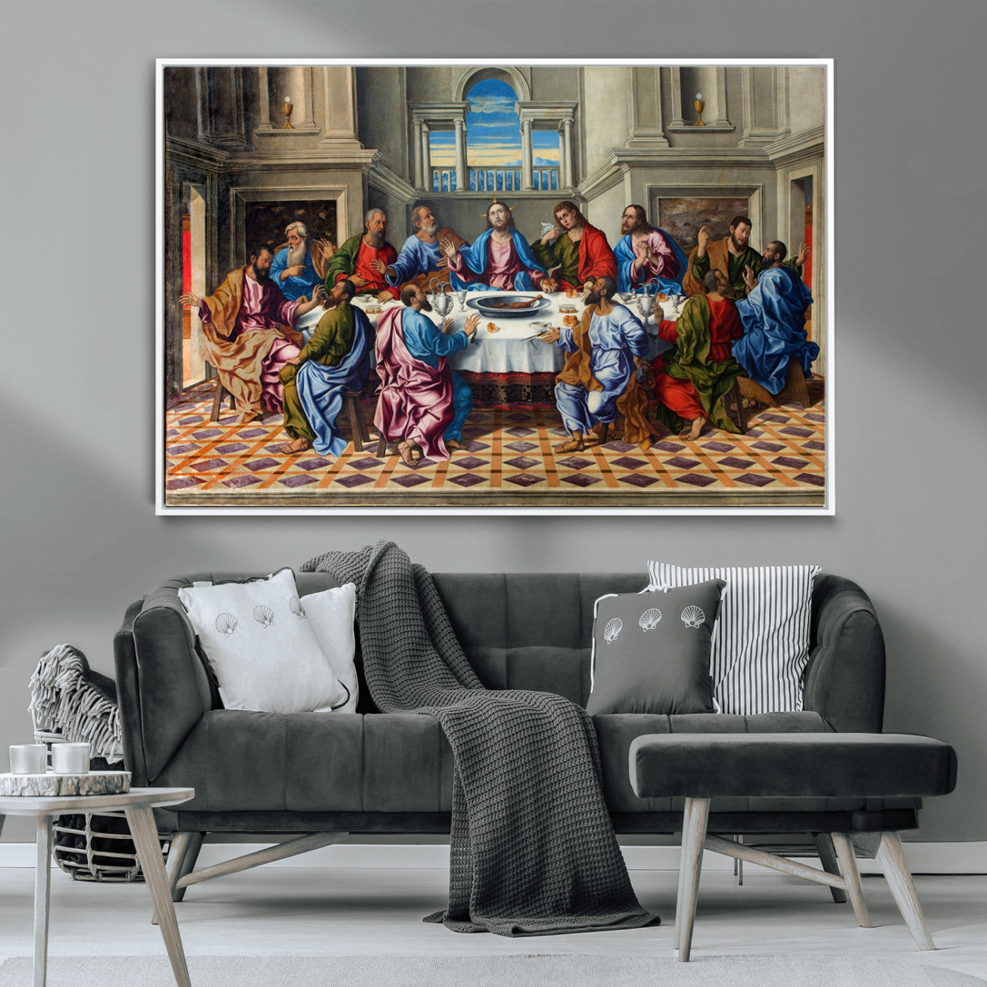 MGV-FC-36X24 - The Last Supper Multi Panel Canvas Wall Art