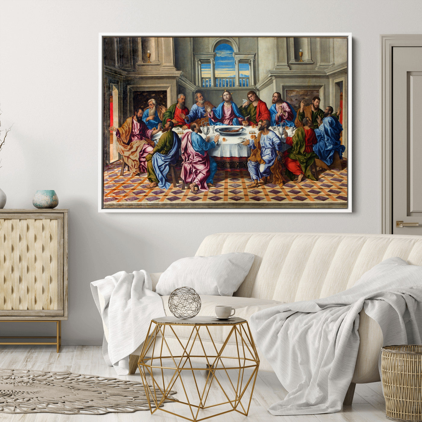 18691-MGV-CV-36X24-The Last Supper Multi Panel Canvas Wall Art
