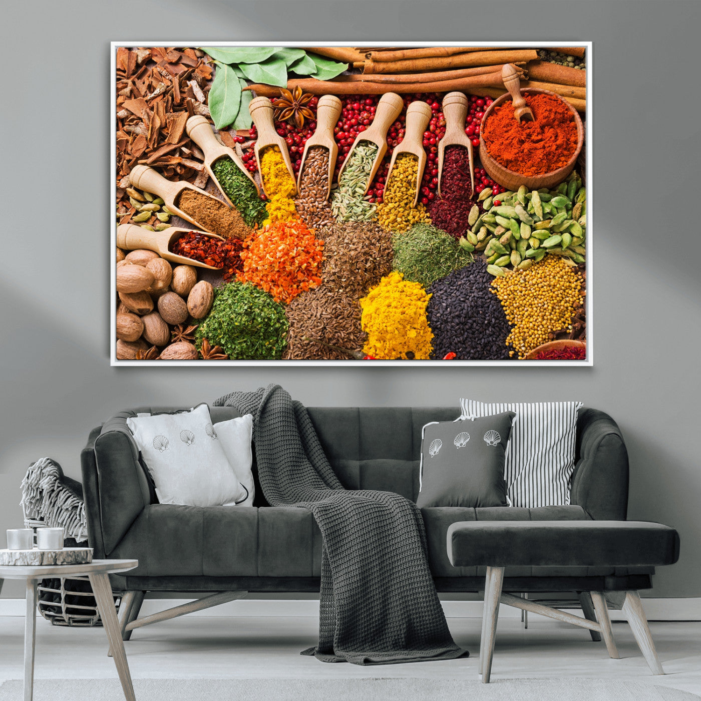 MGV-FC-36X24 - Spices Kitchen Wall Art Canvas Print
