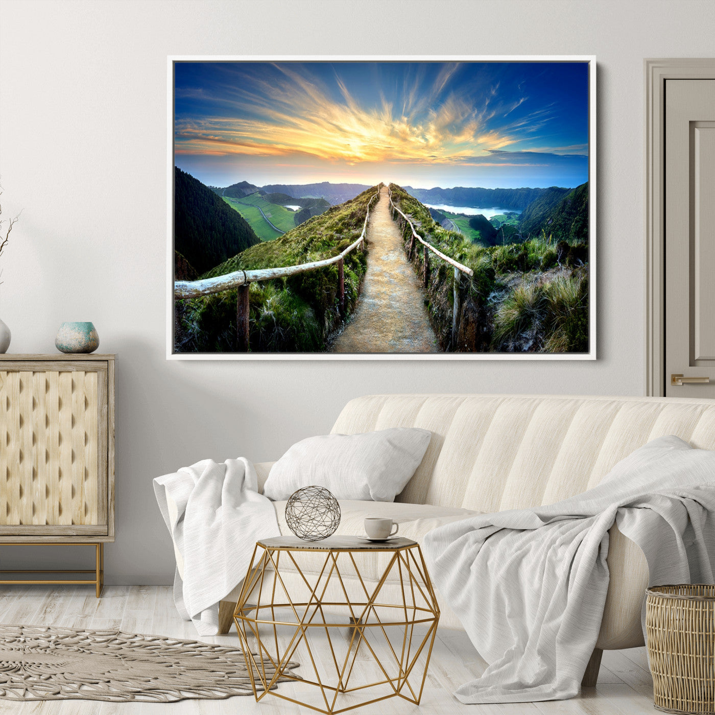 58887-MGV-CV-36X24-Mountain Landscape Wall Art Canvas Print